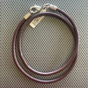 BICO Australia Brown Leather Necklace